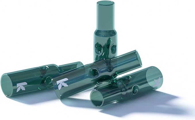 Kushero Reusable Glass Filter Tips – Premium Borosilicate Glass Joint Tips (5 Pack)